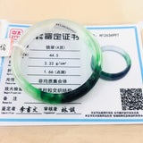 Natural Jadeite Bracelet Ice Bottom Tricolor 52-61mm Gift Certificate