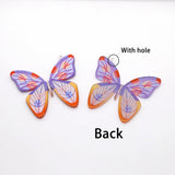 Butterfly Acrylic Earring Charms DIY Keychains Pendants