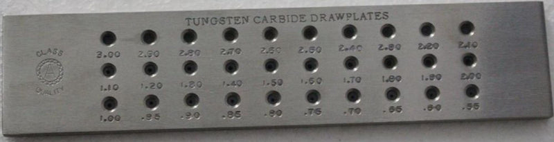 Tungsten Carbide Drawplate Jewelry Drawing Board Hexagonal