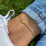 Personalized Name Anklet Leg Jewelry Stainless Steel Foot Anklet