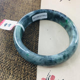 Zheru Jewelry Natural Jadeite Bracelet Dark Green 54-62mm Female Gift