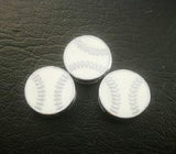 100pcs 8mm Baseball Slide Charms for Leather Wristband Jewelry