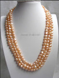 Baroque Pink Freshwater Pearl Necklace