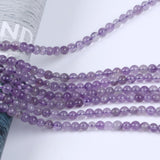 Amethyst Loose Gemstone Beads 8mm DIY String