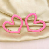 Exaggerated Love Stud Earrings