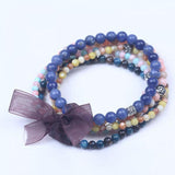 Colorful Shell Beads Bracelet with Flower Charm