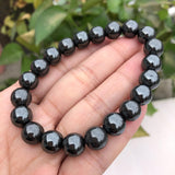 Fengbaowu Hematite Magnetic Bracelet Crystal Healing Stone Jewelry