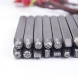 Engraving Stamps Set Punch Steel Metal Die Tool Case Craft