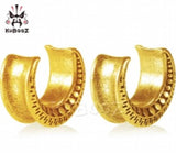 Retro Copper Ear Gauges Plugs Tunnels Piercing Expander Stretchers Earrings 2PCS