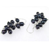 Freshwater Cultured Pearl Earring Dangle 925 Silver Hook Fine Jewelry