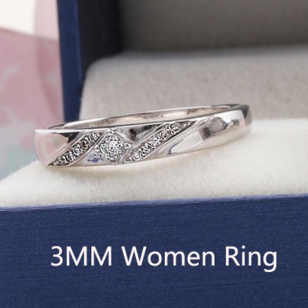 Tibetan Silver Couple Rings Engagement Wedding Bands