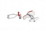 Sunnylink Red Car Cufflinks for shirt L1306