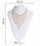 PU Jewelry Display Bust Shelf Ornament Holder Mannequin Rack Stand
