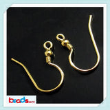 925 Silver Earring with 14K Finish