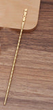 10 PCS 139mm Vintage Brass Hair Sticks Bridal Headdress DIY Accessories