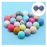 10pcs 20mm Silicone Teething Beads BPA-Free DIY Toy