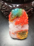 Nature Tianji Blood Jade Dragon Pendant Men Women