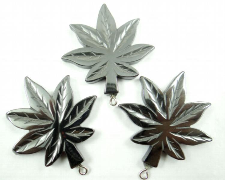 Natural Quartz Maple Leaf Pendant for DIY Jewelry Making