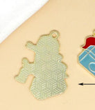 60 Pcs Metal Charm Pendants for Jewelry Making
