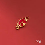 925 Silver 12 Zodiac Animals Charms for DIY Jewelry Making