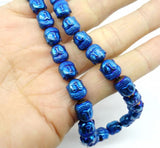 Quartz Crystal Hematite Pendant Necklace 15''
