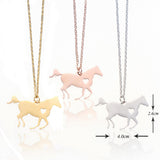 Horse Lover Gift Horse Jewelry Racing Horse Necklace YP6029