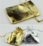 25pcs Mixed Drawstring Organza Jewelry Gift Bags 9x12cm 7x9cm