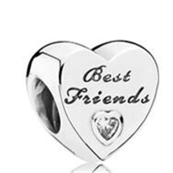 Daughter's Love Heart Charm for 925 Silver Bracelets