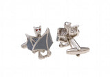 iGame Arrival Men's Cuff Links Bat Brass Material