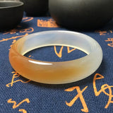 Natural Agate Chalcedony Two-Tone Bracelet for Mother to Girlfriend