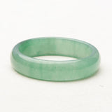 Zheru Jewelry Natural Green Burmese Jadeite Bracelet 54-64mm