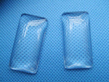 20pcs 19x38mm Rectangle Clear Glass Cabochons for Photos/Cabochons/Art