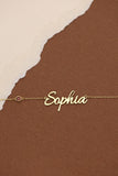 Custom Name Bracelet with Birthstone