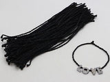 Braided Lucky String Bracelet Cord for Charm - Pack of 50