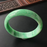 Zheru natural Burmese emerald green bracelet 54-64mm