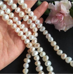 Hand Knotted Freshwater Pearl Necklace - 7-8mm