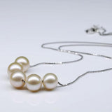 Natural Pearl Pendant 925 Sterling Silver Jewelry Women Gift