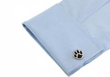Men Bear Paw Cufflinks Red Copper Novelty Animal