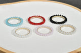 20pcs round crystal copper alloy pendants for DIY jewelry