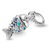 S925 Copper Sea Turtle Charm Beads for Bracelet DIY Jewelry Making
