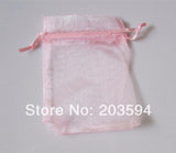 100pcs Mix Colors Organza Bags 9*12cm Wedding Gift Bags