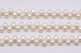 5-6mm Teardrop Pearls Natural Freshwater Pearl Strand