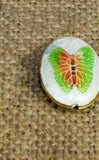 Colorful Cloisonne Butterfly Beaded Enamel Pendant High End Jewelry DIY
