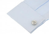 Sunnylink Round Men's Cufflinks for Shirt L1095 17mm