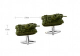 Sunnylink 3D Tank Green Cufflinks for Shirt