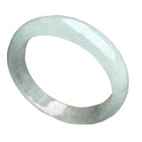 Natural Burmese Jadeite Light Bracelet 54-64mm Princess Jewelry Gift for Her