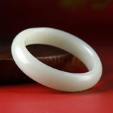 Natural Hetian Jade 54mm-64mm Bracelet for Mom and Girlfriend