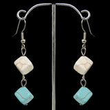 Turquoise Earrings S925 Silver Dangle Charming Lady Gift