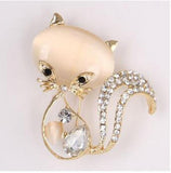 Personality Cat Brooch Jewelry For Women/Men Scarf Wedding Gift