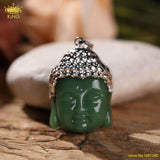 King Antique Jewelry Crystal Buddha Pendant Necklace